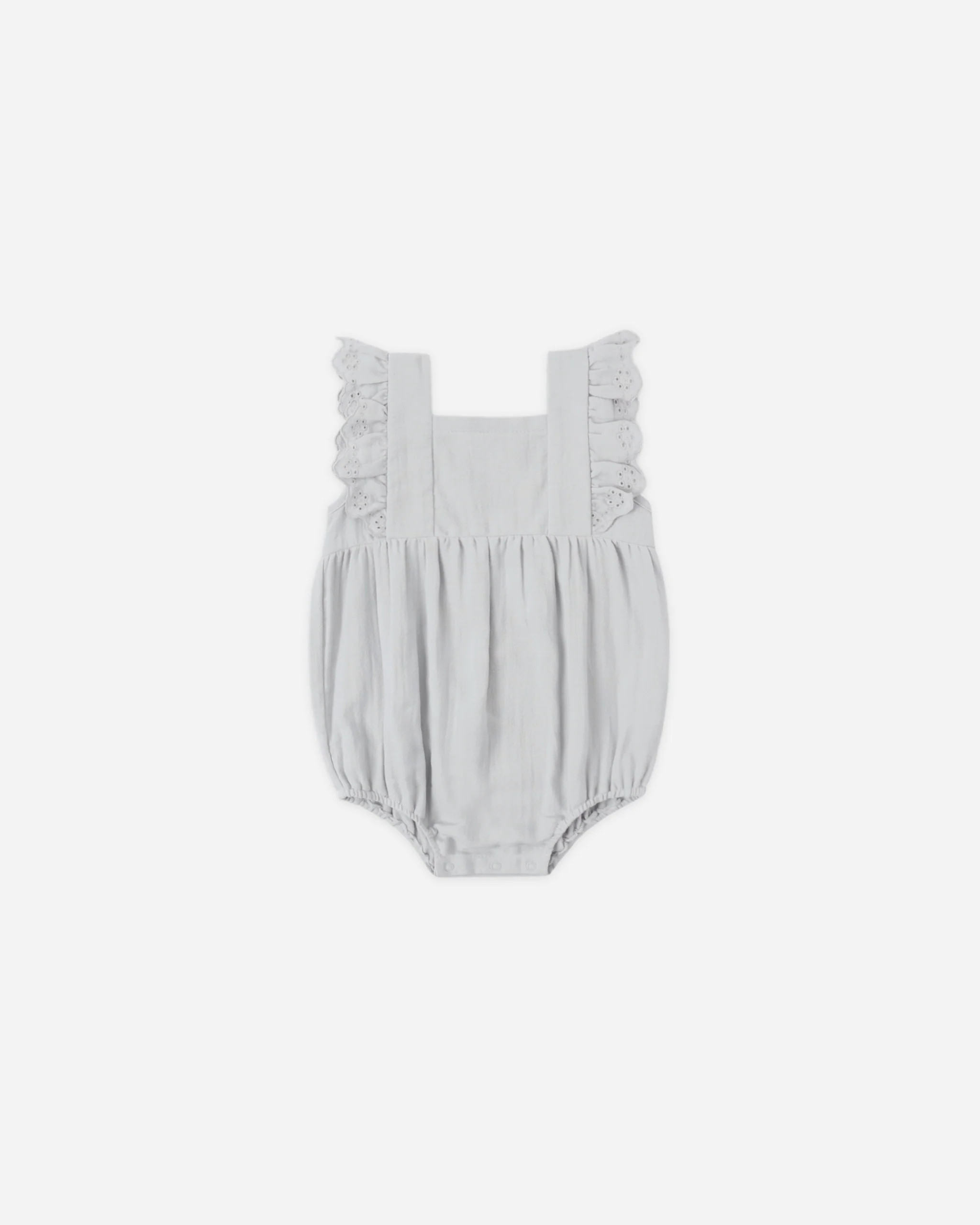 Naomi Romper Sky | Rylee + Cru