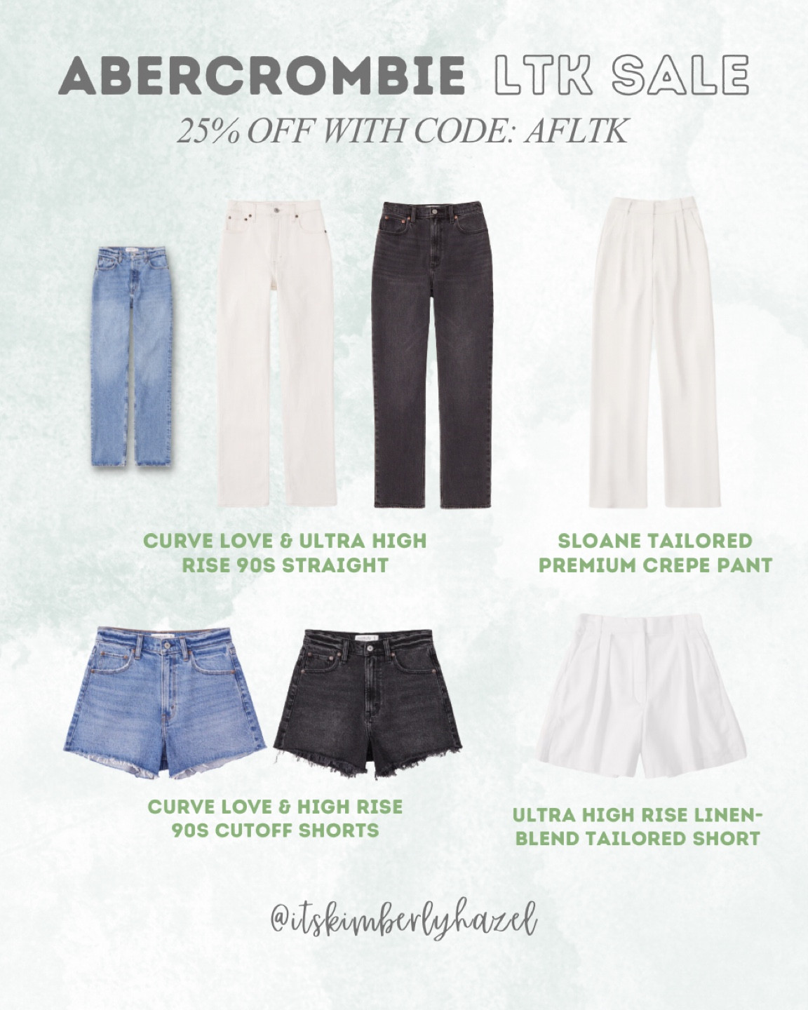 Abercrombie bottoms on sale 25% off!!

#LTKSale #LTKsalealert #LTKunder100