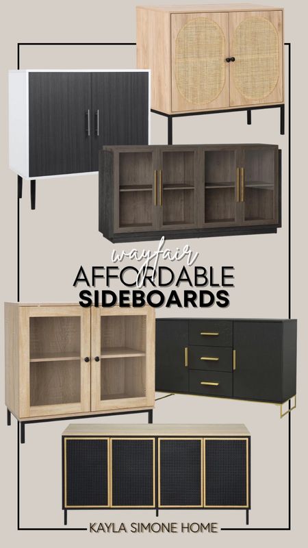 Affordable modern sideboards from Wayfair! Wayfair has a ton of great finds so you can get exactly the look you want for your home, or buy a piece to DIY and put your own personal touch on it!

#LTKhome