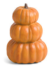 23in 3 Stacking Pumpkins | TJ Maxx