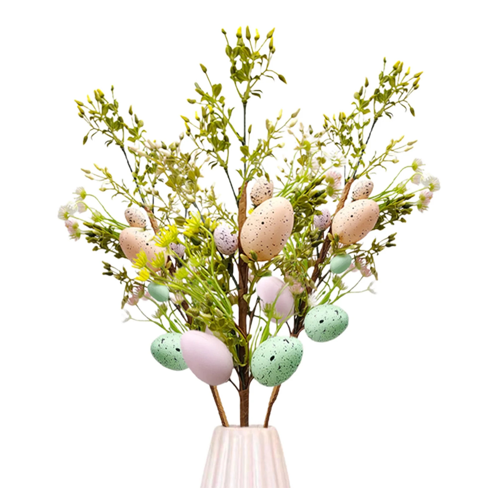 SDJMa 1 Pc Easter Picks, Artificial Colorful Easter Egg Berry Stems Flowers for Vase Spring Easte... | Walmart (US)