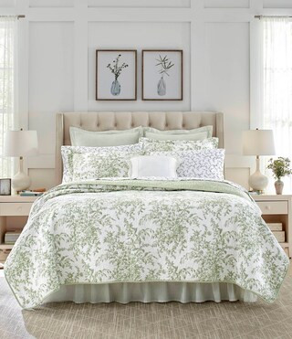 Laura Ashley Bedford Sage Reversible Quilt Mini Set | Dillard's | Dillard's