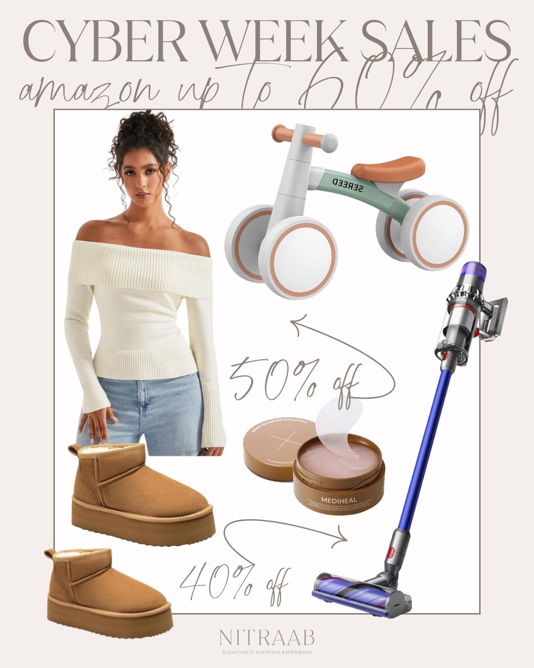 Amazon Black Friday Deals ✨

black friday 2025 // black friday deals // amazon black friday // amazon black friday deals // amazon finds // christmas gifts for her // christmas gift guide for her // gift guide for her // gifts for her // amazon fashion finds // amazon must haves // amazon essentials // amazon home finds

#LTKFindsUnder100 #LTKFindsUnder50 #LTKCyberWeek