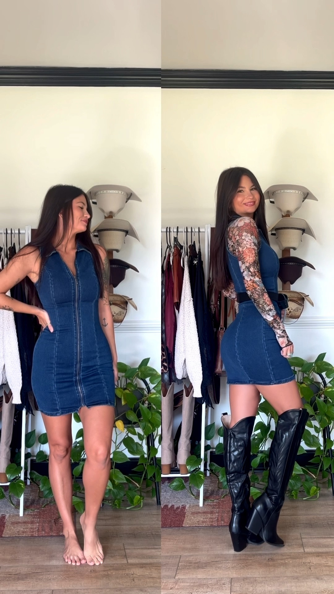 Summer dress into fall! Code “lorig30” to save on black western style boots. Code “lori20” to save on black floral mesh top

Wearing xs in dress! Very stretchy 

#LTKShoeCrush #LTKSeasonal #LTKStyleTip