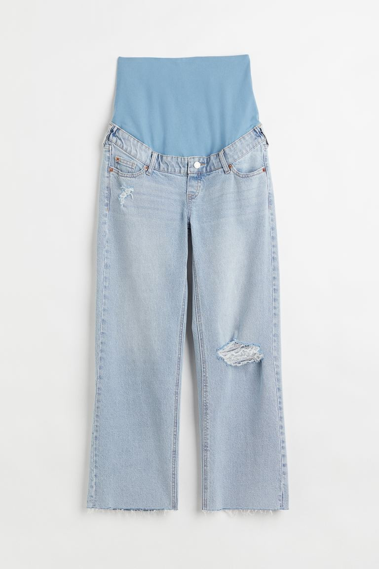 MAMA Wide High Ankle Jeans | H&M (UK, MY, IN, SG, PH, TW, HK)
