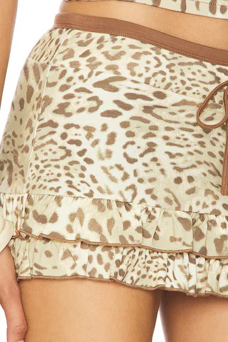Michelle Skort in Leopard | Revolve Clothing (Global)
