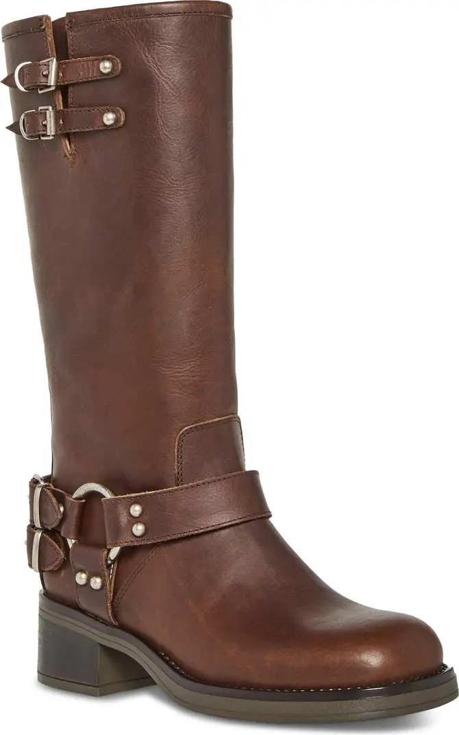 Astor Knee High Moto Boot (Women) | Nordstrom