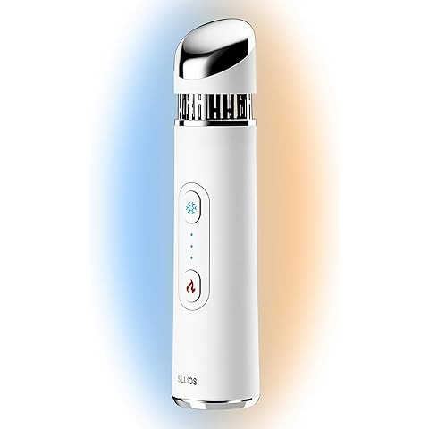 Therabody TheraFace Depuffing Wand – Cold and Heat Skincare Treatment to Depuff and Glow; Beauty Wand, Face Roller and Eye Massager for Eye Puffiness, Dark Circles and Skin Radiance (White) | Amazon (US)