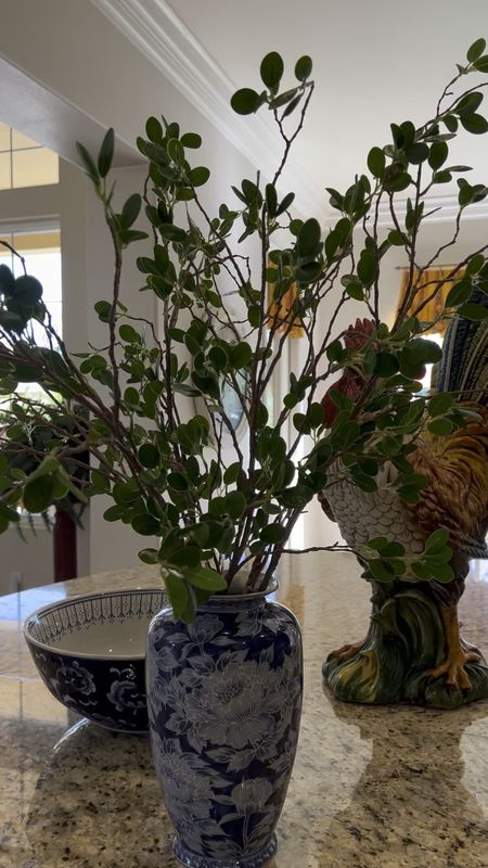 Do you want spring to happen TODAY on yiur kitchen island?  Check out these darling silk ficus branches. They come in a package of three branches.  Here I’m showing you two packs in this arrangement.  So easy to bend and shape.  Spring has sprung! 🌷🌷🌷🌷🌷🌷!
#ltksalealert
#amazonhomefinds
#ltkseasonal

#LTKfindsunder50 #LTKSpringSale #LTKhome