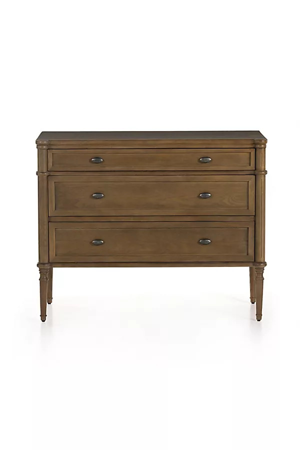 Toulouse Toasted Oak Three-Drawer Dresser | Anthropologie (US)