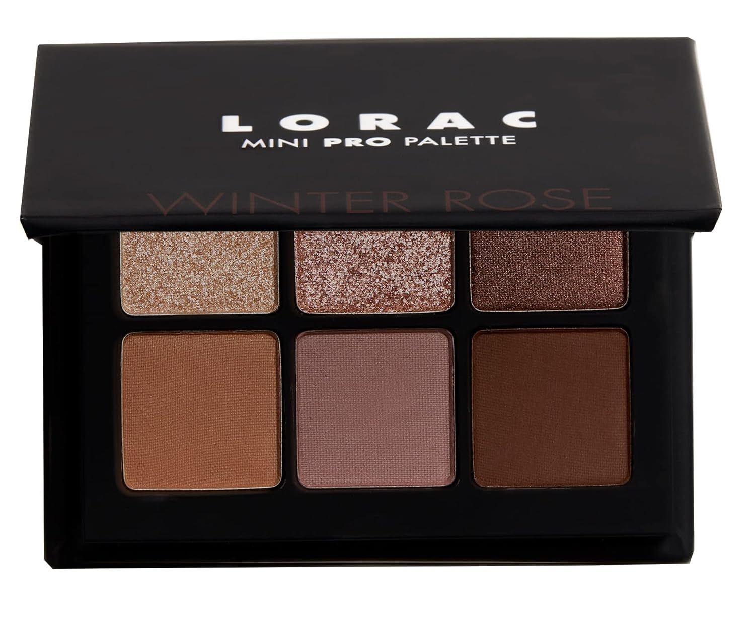 LORAC Mini PRO Eyeshadow Palette, Winter Rose, Matte Shimmer Makeup Palette, Metallic Colors, Cru... | Amazon (US)