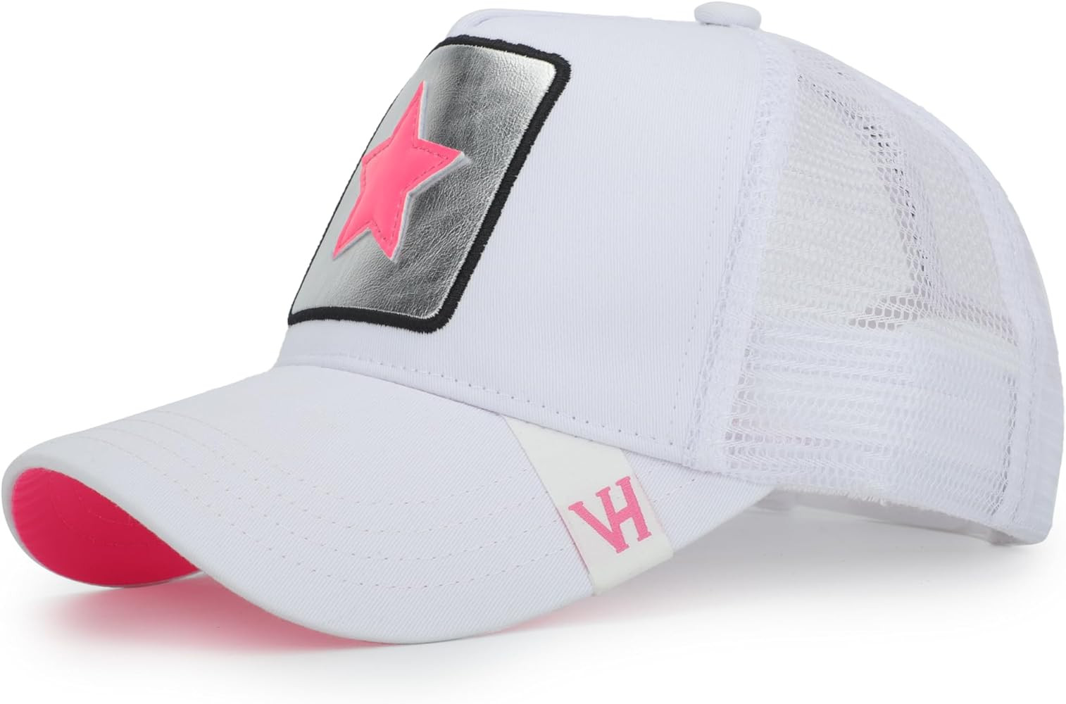 VINTAGE HAVANA Black Trucker Hats Women | Mesh Adjustable Snapback Hat | Men & Women Trendy Fashi... | Amazon (US)