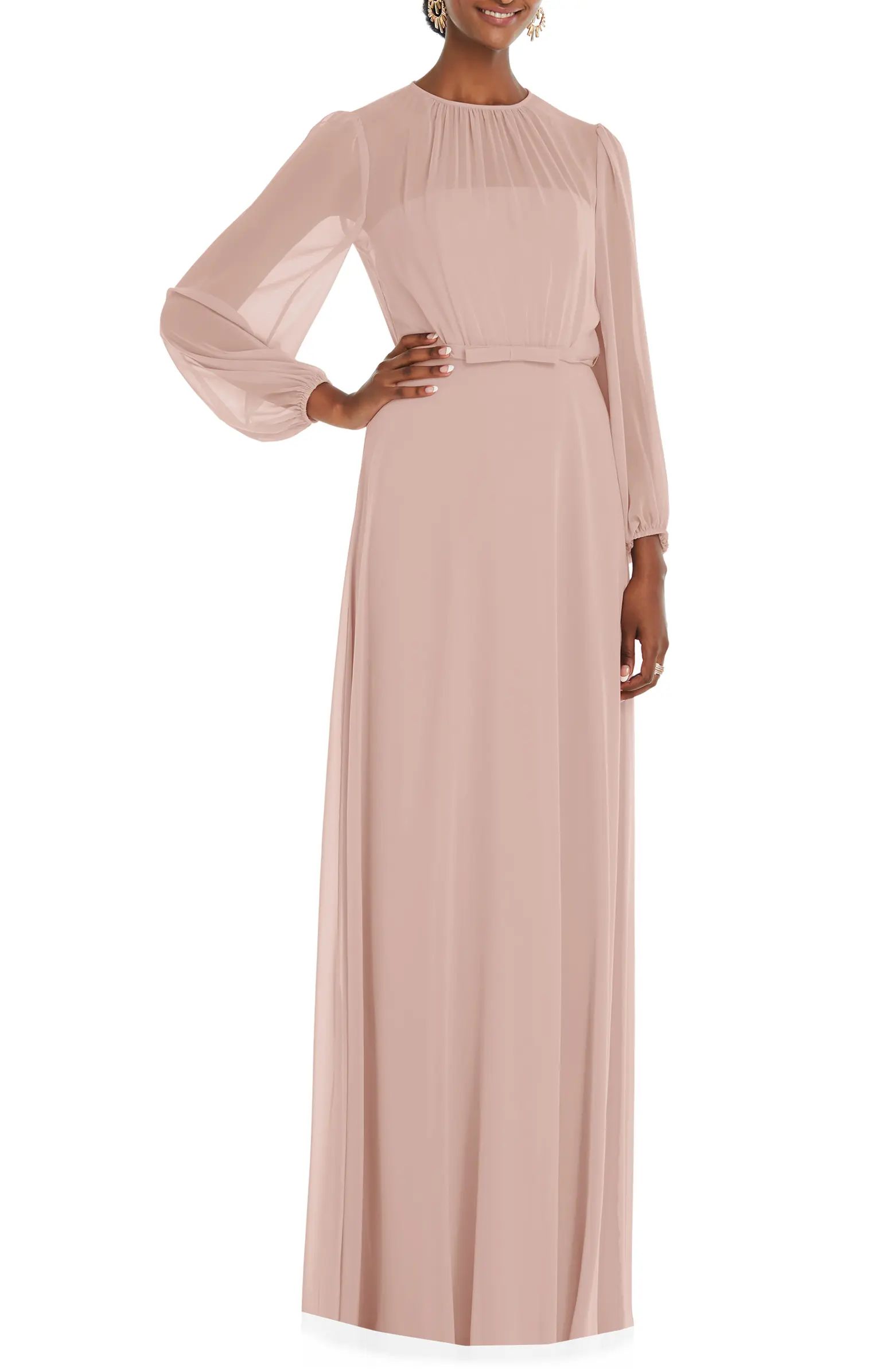Long Sleeve Evening Gown | Nordstrom