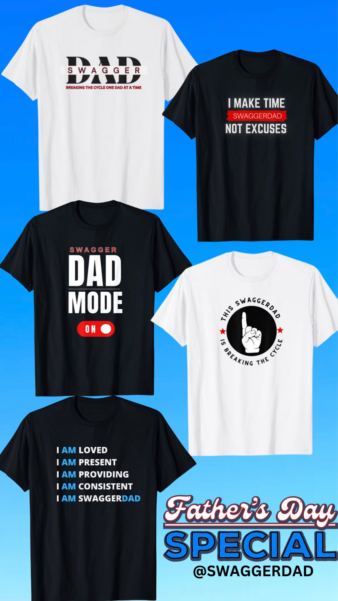 Make Moves Monday, two weeks away from #Fathersday😎🙌🏽 Get your Dad any of these SwaggerDad T-Shirts Collection🙌🏽🔥🙌🏽🔥

#LTKFind #LTKfamily #LTKGiftGuide