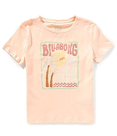 Billabong Big Girls 7-16 Short Sleeve Stamped Wave Graphic T-Shirt - S | Dillard's