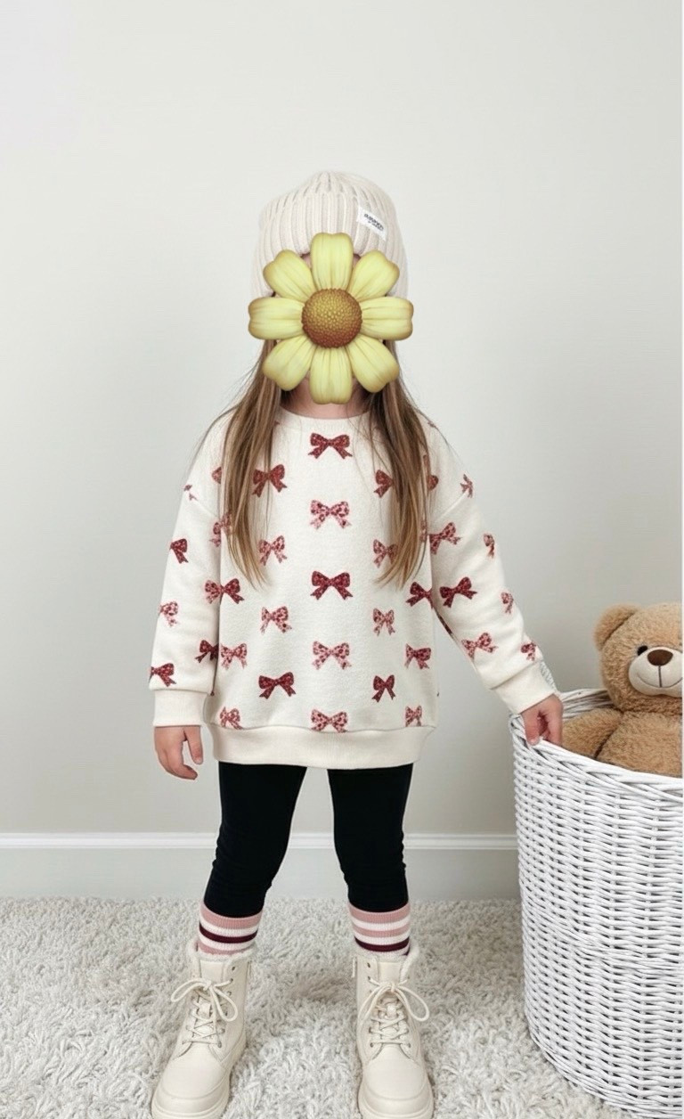 Cozy Winter Style for Your Little Cutie! 💖

We are officially obsessed with this adorable Holiday Bow Sweatshirt! 🎄 It's the perfect mix of cozy comfort and festive flair. Paired with staple black leggings, a cream ribbed beanie, and those chic combat boots, this look is ready for all the winter fun—from holiday parties to cozy days in. Tap to shop this entire look and snag all the details! It makes for the cutest holiday photo outfit too! 👇

#LTKKids #LTKootd #LTKmomlife