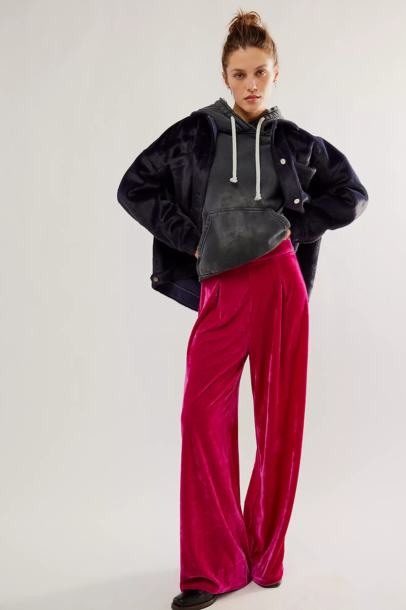 MINKPINK Gigi Velvet Pants | Free People (Global - UK&FR Excluded)