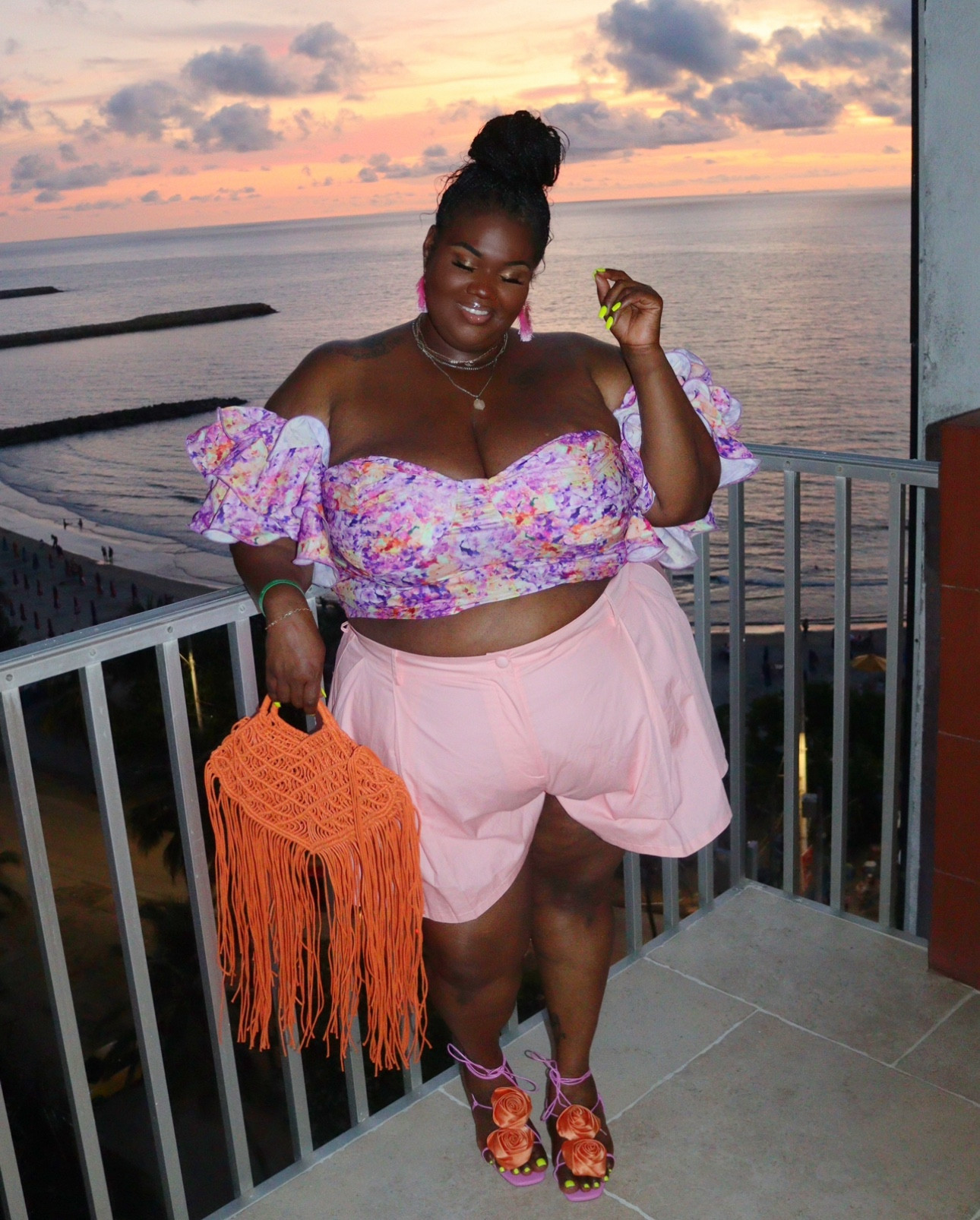 The Colombian Sky look beautiful behind me.