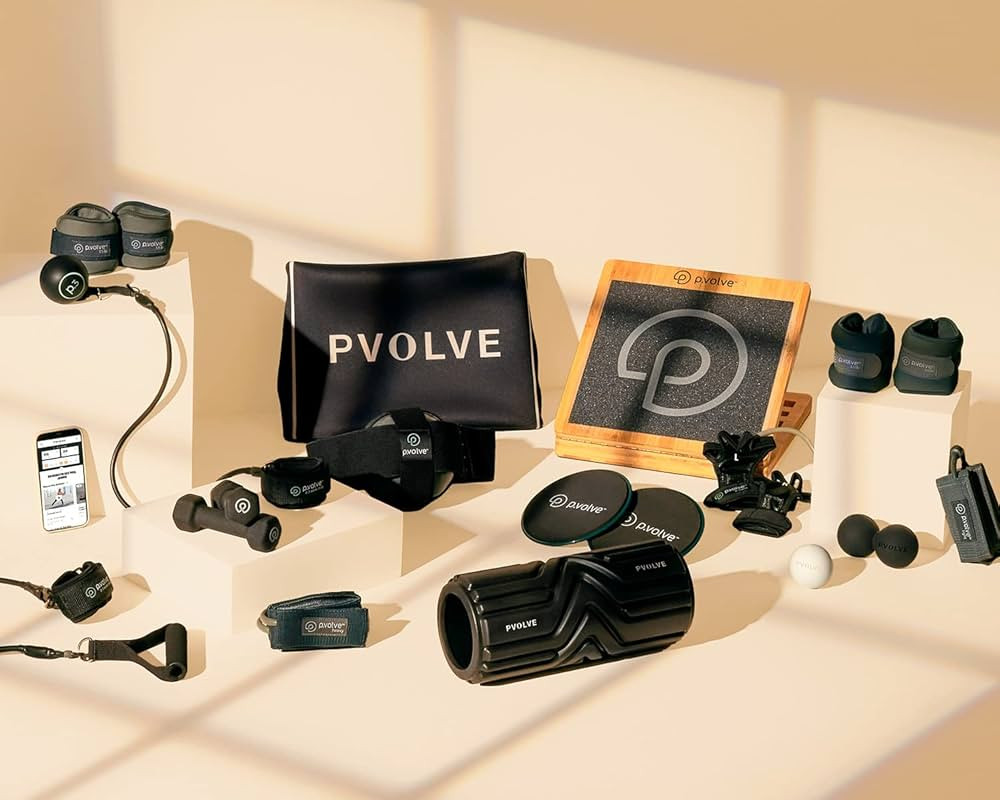 Pvolve Total Transformation Bundle-Home Gym Fitness Equipment for Total Body Strength Exercise an... | Amazon (US)