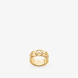 Gold-color ring - FF RING | Fendi | Fendi Online Store | Fendi
