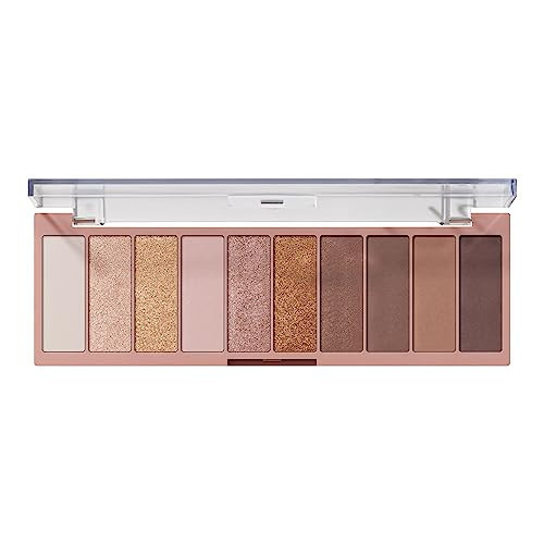 e.l.f. Perfect 10 Eyeshadow Palette, Ten Ultra-pigmented Neutral Shades, Blendable Formula, Vegan & Cruelty-free, Need It Nude (Packaging May Vary) | Amazon (US)