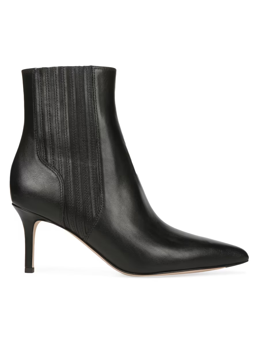 Lisa 70MM Leather Ankle Boots | Saks Fifth Avenue