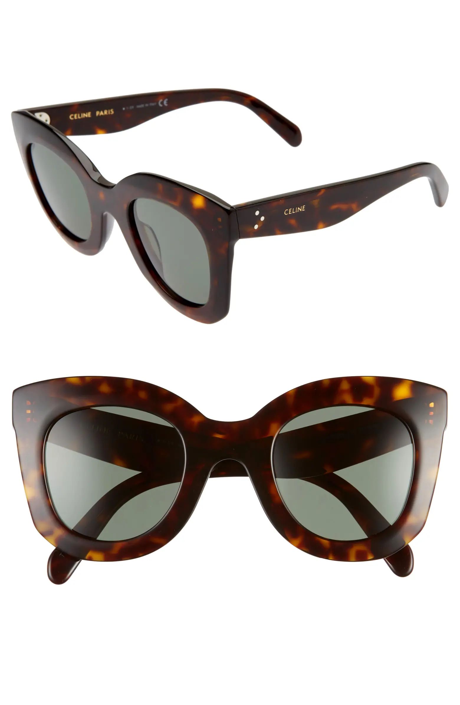 Bold 3 Dots 47mm Butterfly Sunglasses | Nordstrom