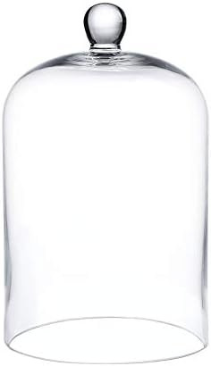 WHOLE HOUSEWARES | Cloche Glass Dome | Clear Glass Bell Jar | DIY Snow Globes | Decorative Cloche... | Amazon (US)