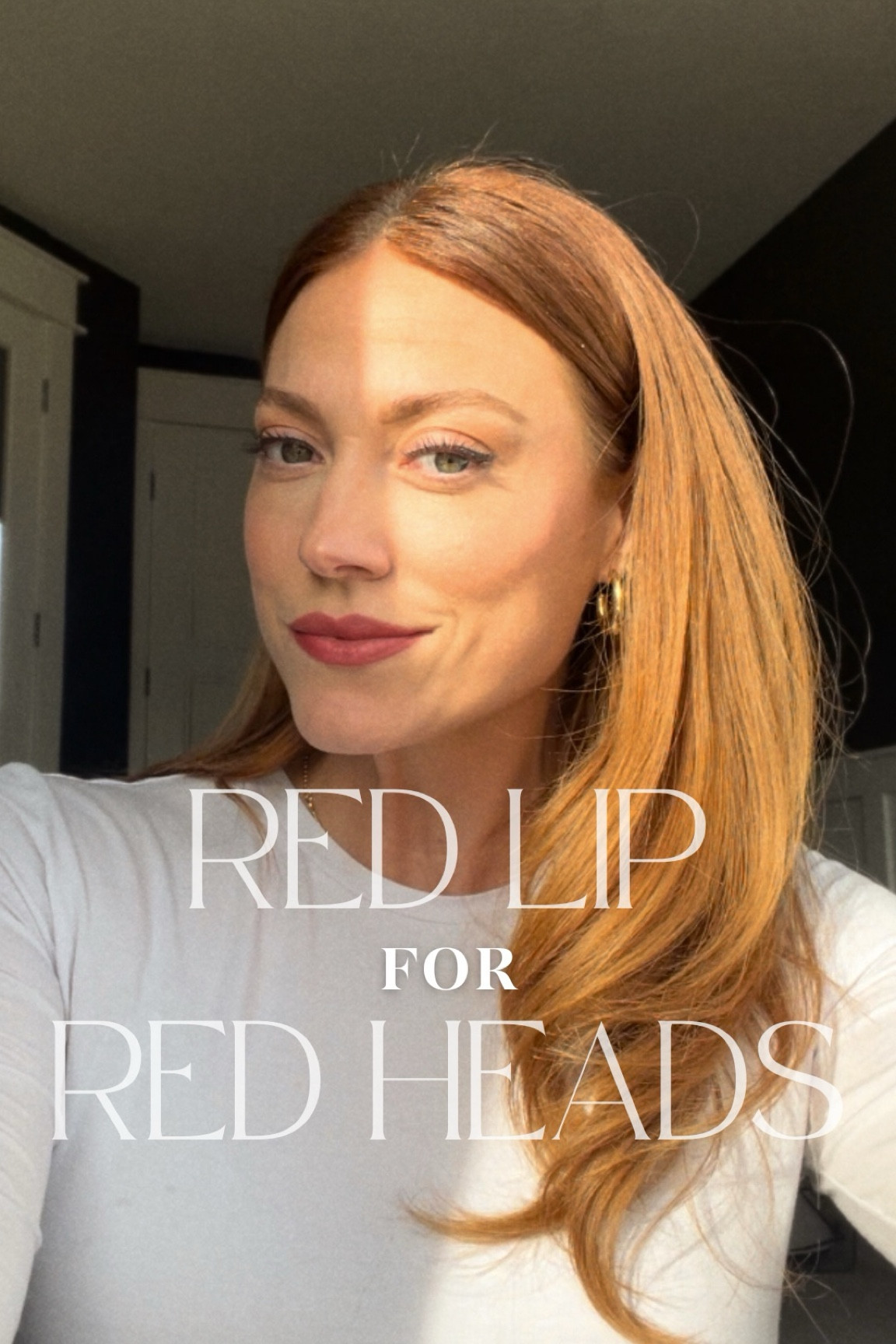 Red lips are sorta tricky for red heads I found a verrrry good color! Lip liner is the shade Blushing. Blush shade is strawberry fields 

#LTKstyletip #LTKbeauty