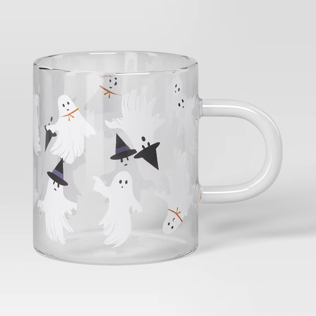 15.2 fl oz Glass Ghost Print Mug - Hyde and EEK! Boutique™ | Target