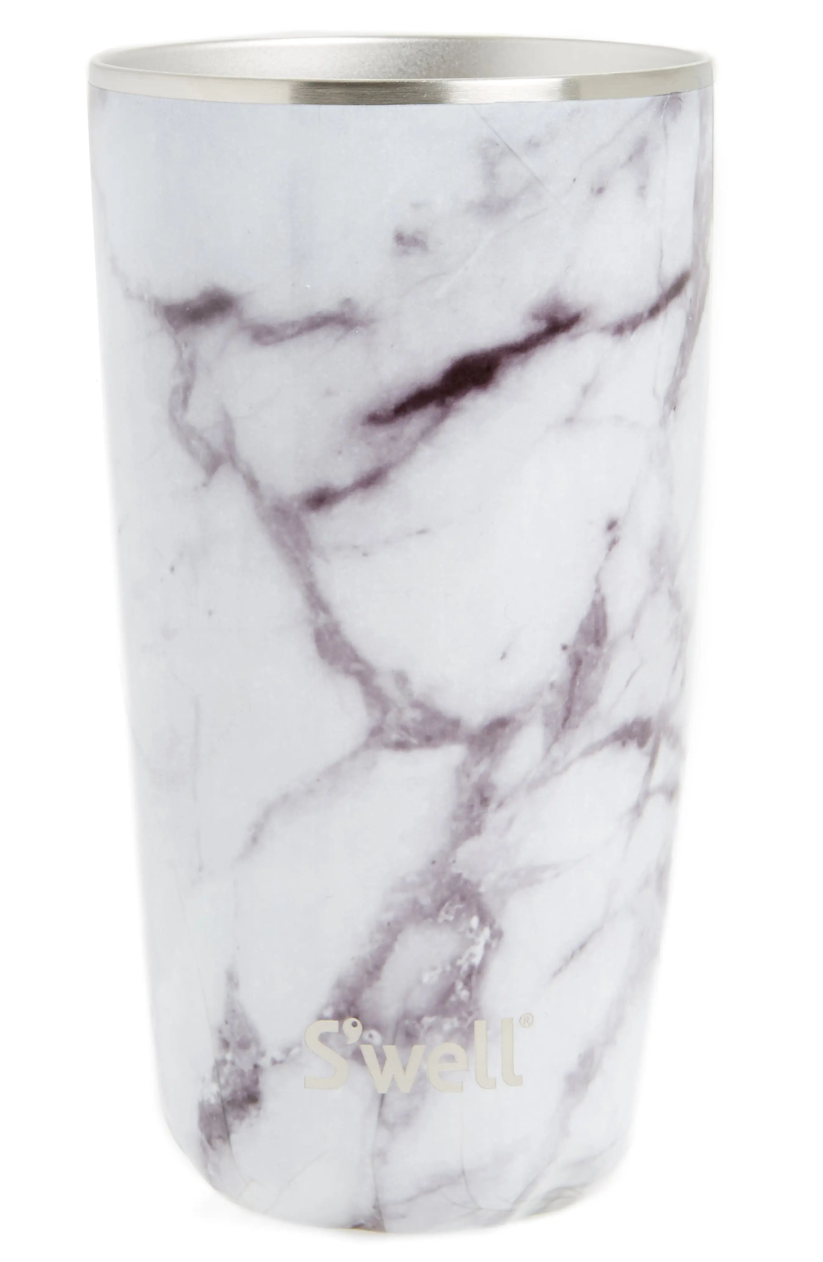 S'well White Marble 18-Ounce Insulated Tumbler | Nordstrom