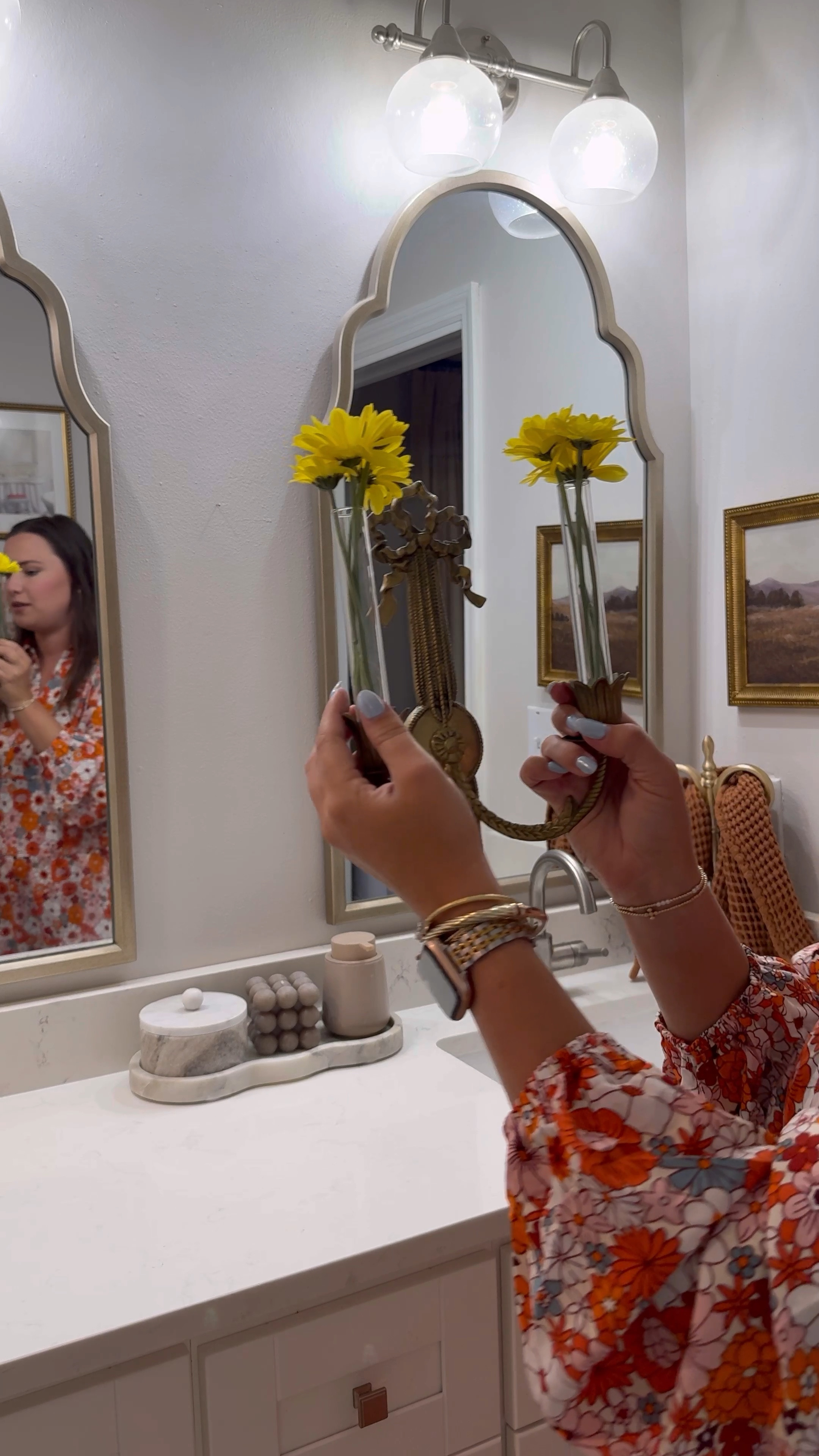 The diy floral tubes are on sale - turn a candle sconce into a vase! 

#LTKSaleAlert #LTKHome #LTKFindsUnder50