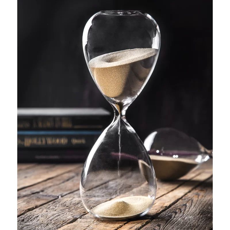 Plain Hourglass Sand Timer 60 Minutes | Wayfair Professional