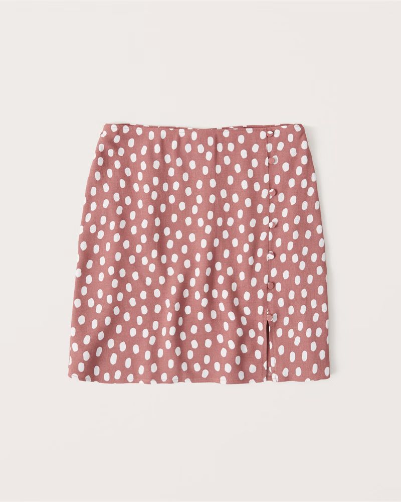 A-Line Mini Skirt | Abercrombie & Fitch (US)