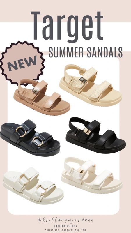 New summer sandals at Target! A big favorite from last year is back in new colors! 

A new day sandals. Target sandal. Summer sandal. Spring shoes. Summer shoes. 

#LTKMostLoved #LTKfindsunder50 #LTKshoecrush