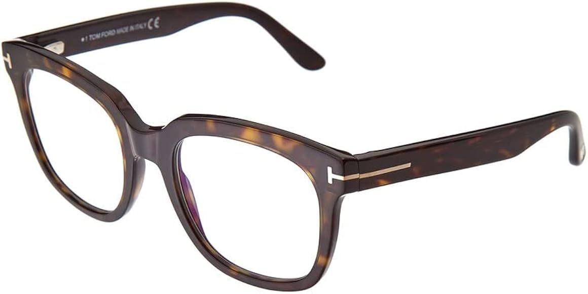 Eyeglasses Tom Ford FT 5537 -B 052 dark havana, 52-20-140 | Amazon (US)