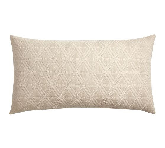 Diamond Matelasse Sham | Pottery Barn (US)