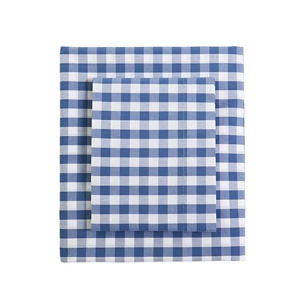 Classic Gingham Duvet in French Blue | Caitlin Wilson Design