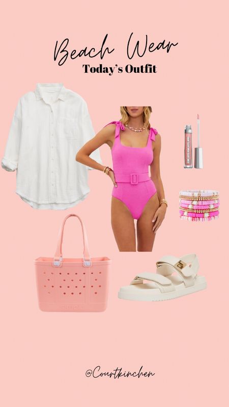 Beach day outfit! 


Beach / pool / beach riot / swim cover up / Bogg bag / vacation / resort style / summer outfit / swimsuit / one piece swimsuit / summer sandals 

#LTKstyletip