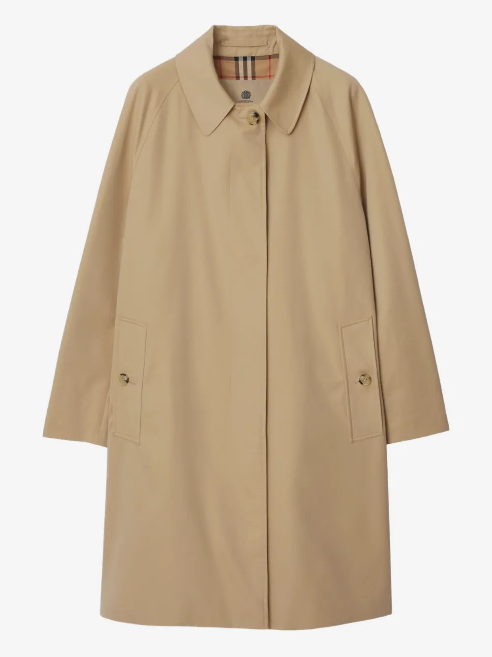 Burberry Camden Heritage button coat - Neutrals | Farfetch Global