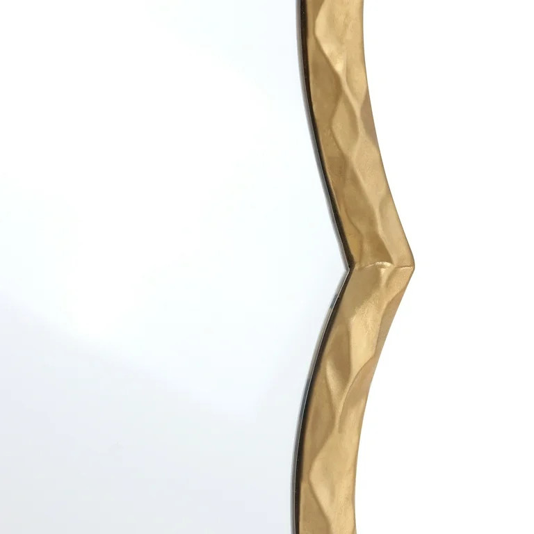 Gold Frame Art Deco Arch Wall Mirror 28"x36" My Texas House | Walmart (US)