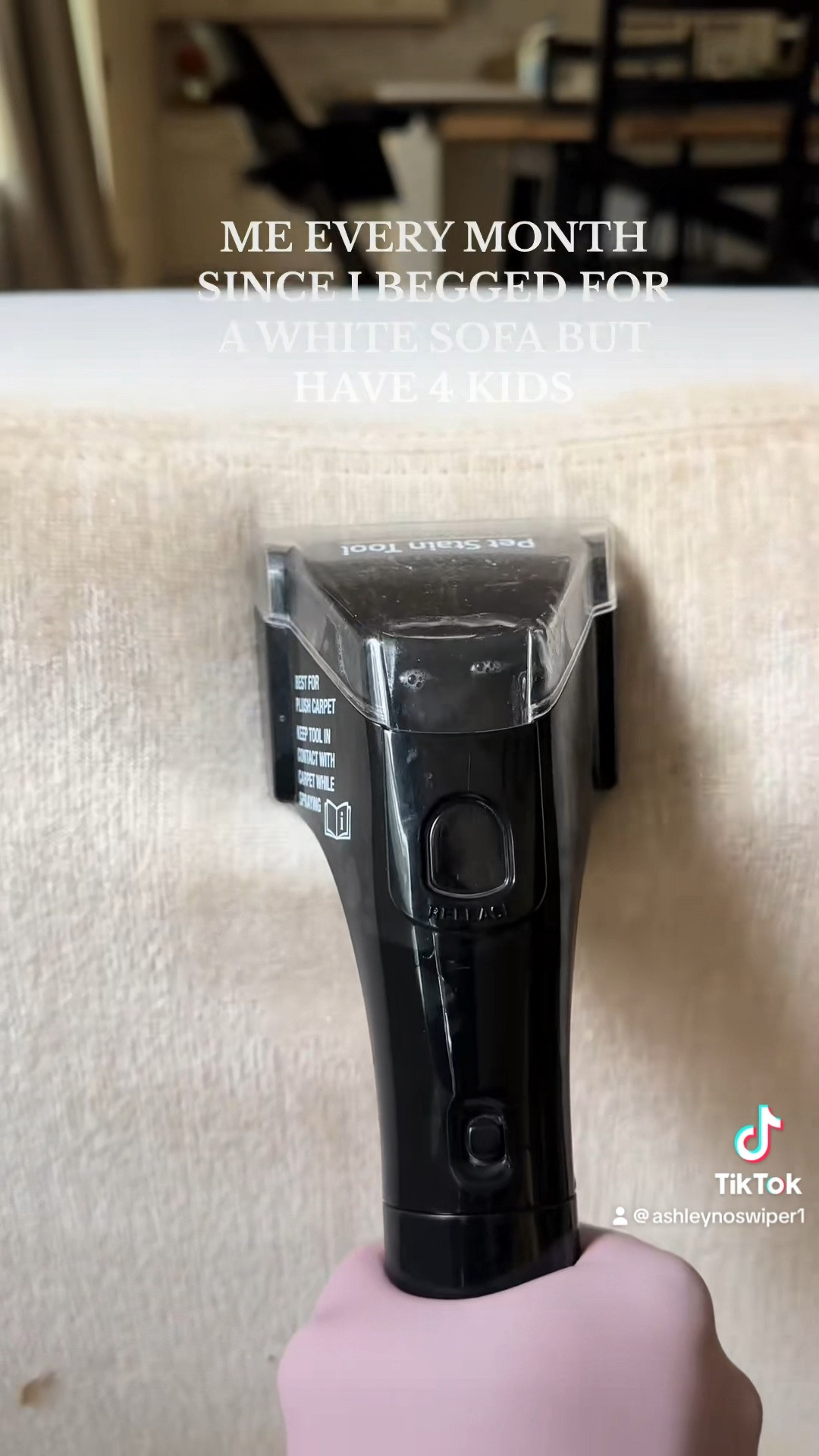 I also add a cap of bleach when cleaning