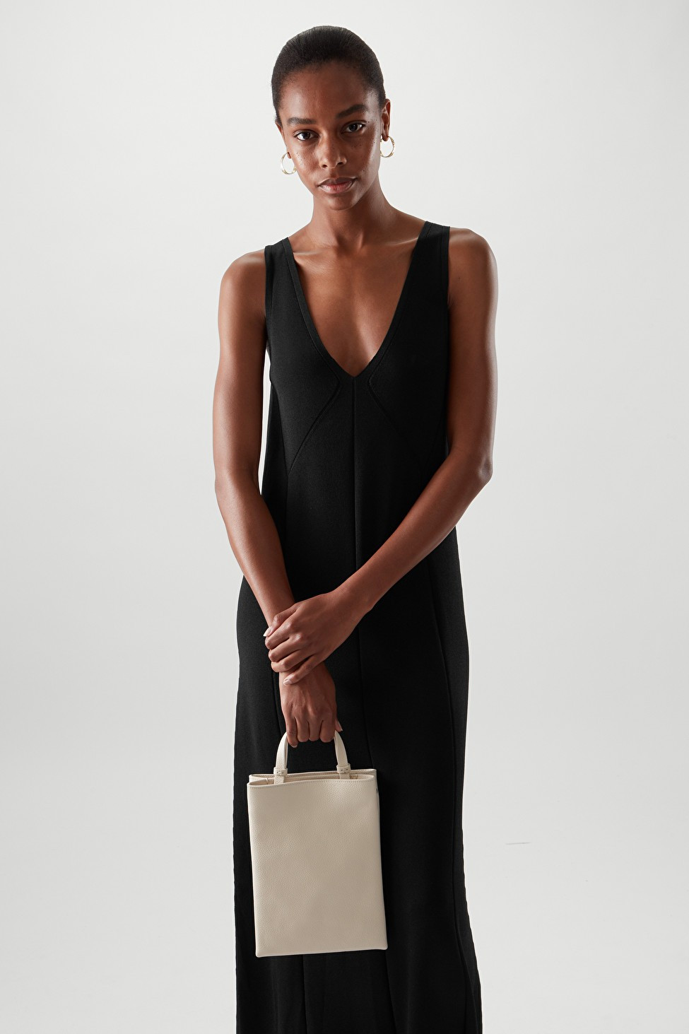 LOW-CUT MAXI DRESS | COS (US)
