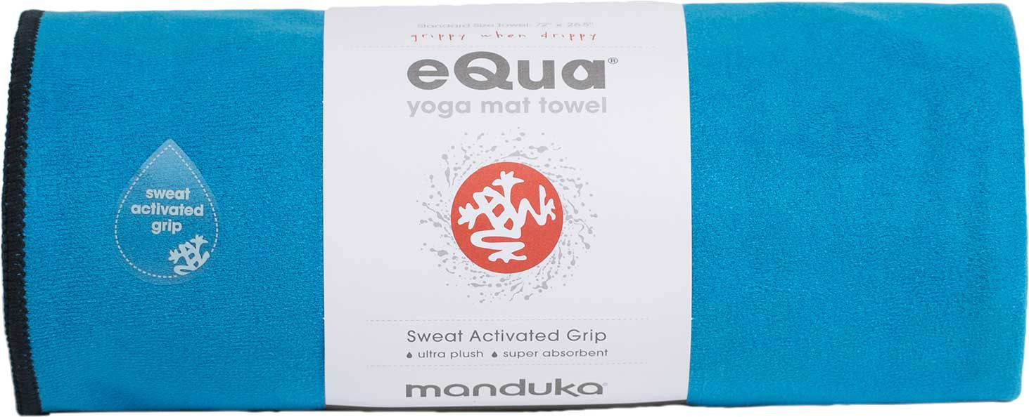 Manduka eQua Yoga Mat Towel, Blue | Dick's Sporting Goods