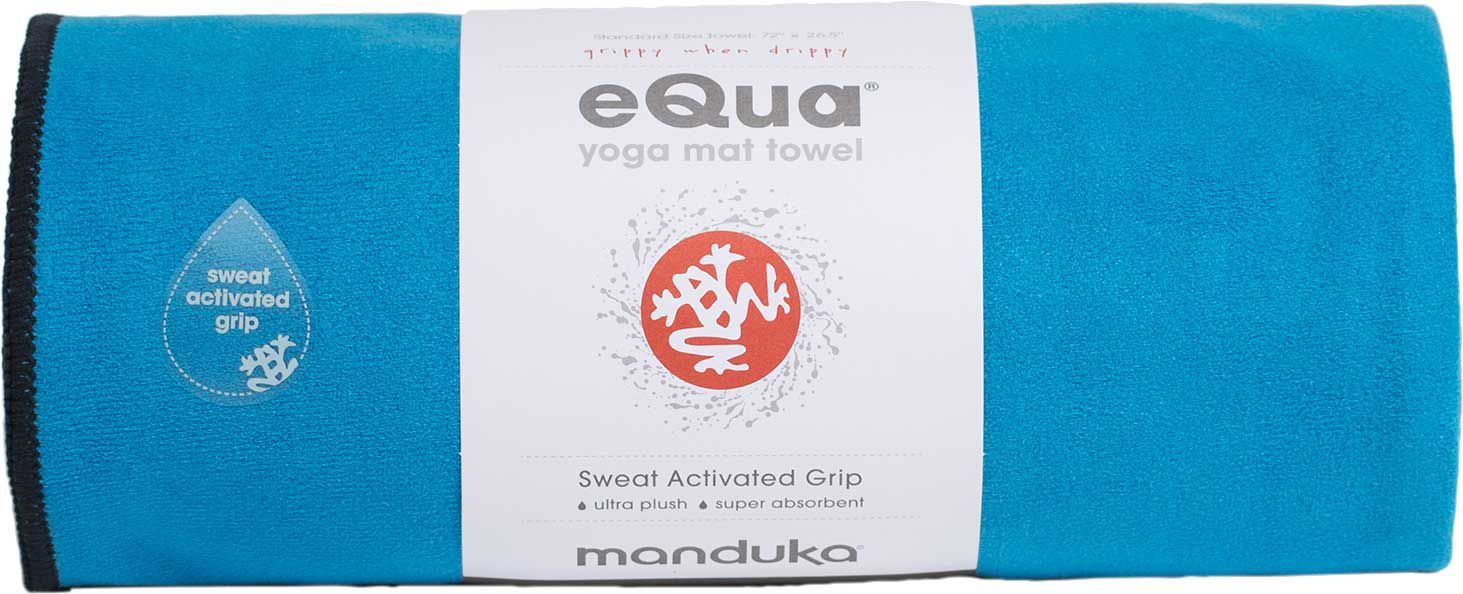 Manduka eQua Yoga Mat Towel, Blue | Dick's Sporting Goods