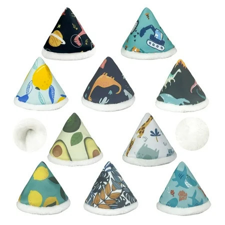 BISENKID New Coral Velvet Pee Peep Teepee Baby Boy New Technology Fabric Pee Cones for Baby Boys Teepee Pee Cover for Boys 10 Packs | Walmart (US)
