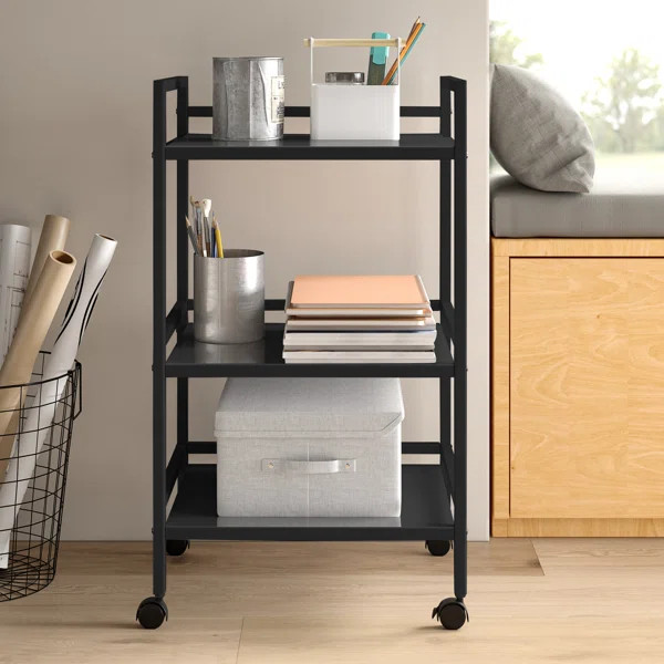 Dawson 3-Shelf Metal Utility Cart | Wayfair North America