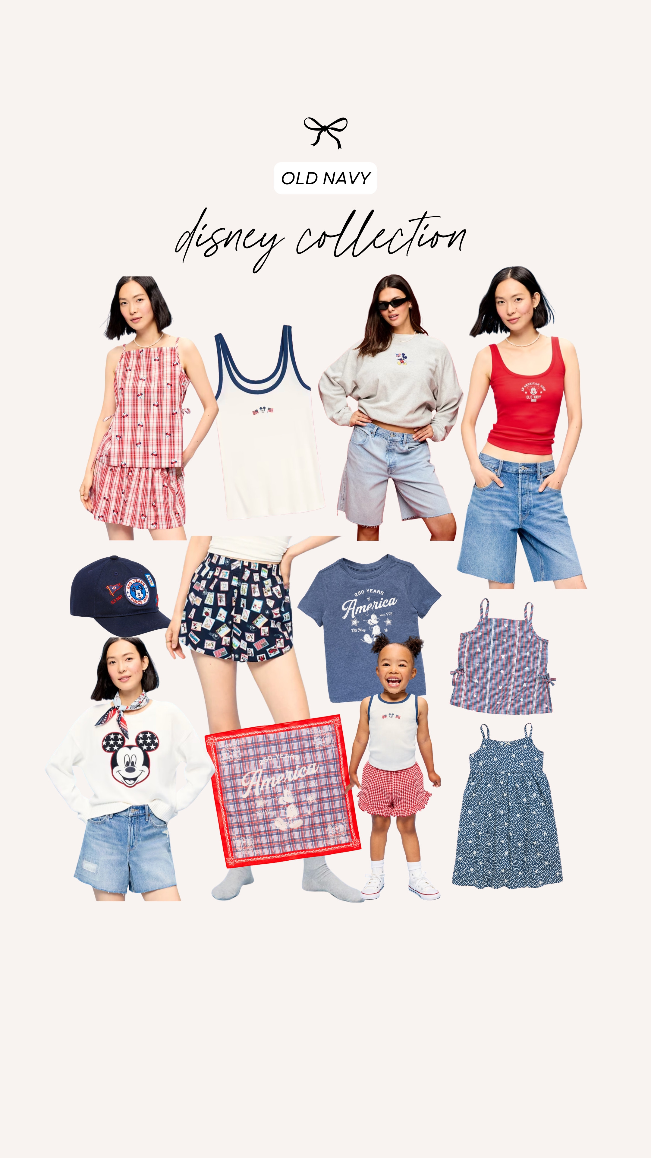 The new Disney collection at Old Navy is so fun for summer! There is something for the whole fam!

Summer outfits, disney outfits, red white and blue outfits, 4th of july outfits 

 #LTKmomlife #LTKKids