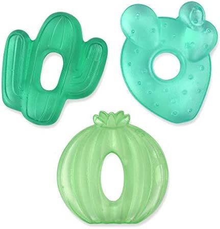 Itzy Ritzy Water-Filled Teethers; Set of 3 Coordinating Cactus Water Teethers; Cutie Coolers are ... | Amazon (US)