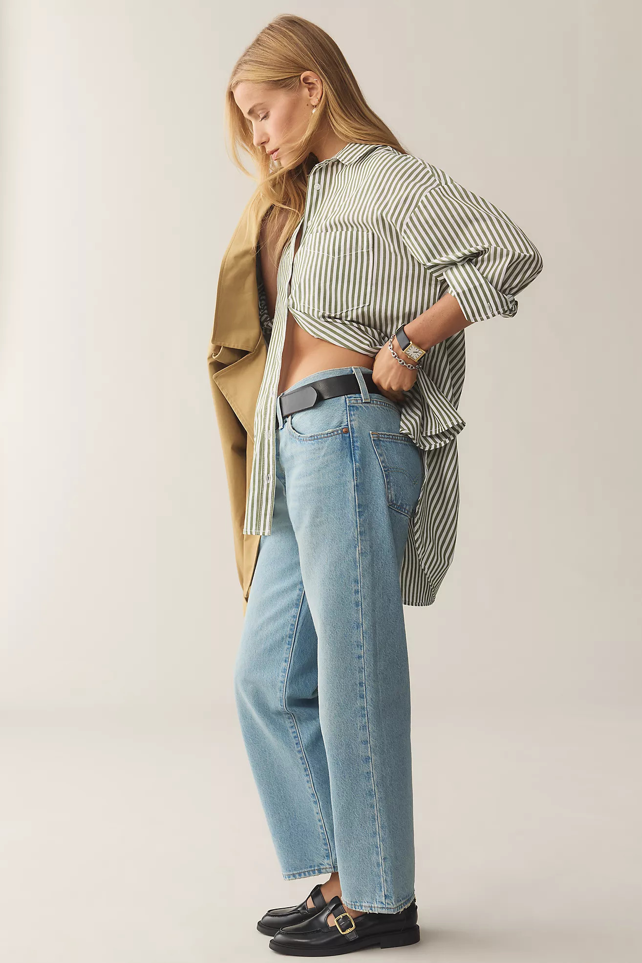 The Bennet Buttondown Shirt by Maeve: Striped Edition | Anthropologie (US)
